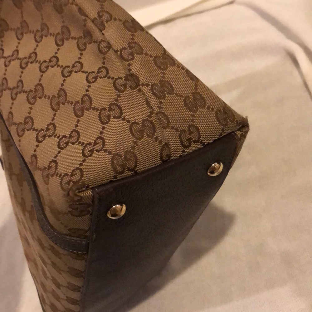GUCCI Brown GG Canvas Bag - Picture 8 of 15